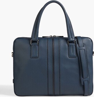 Pebbled-leather briefcase
