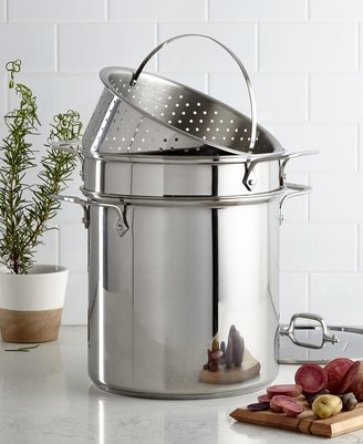 Stainless Steel 12 Qt. Covered Multi Pot with Pasta & Steamer Inserts