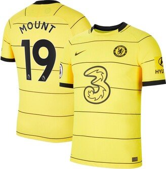 Men's Mason Mount Yellow Chelsea 2021/22 Away Vapor Match Player Jersey