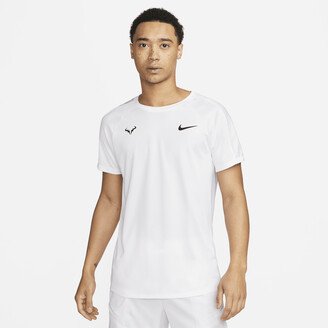 Rafa Challenger Men's Dri-FIT Short-Sleeve Tennis Top in White