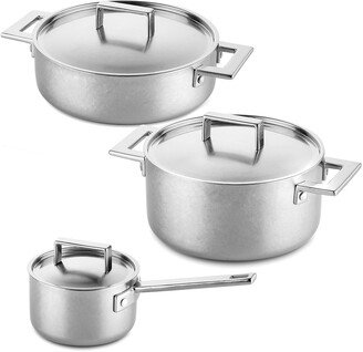 Attiva Pewter 6-Piece Cookware Set