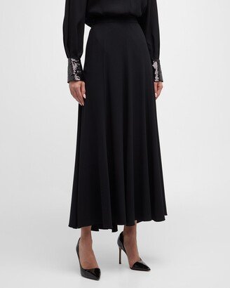 Birch A-Line Maxi Skirt-AA