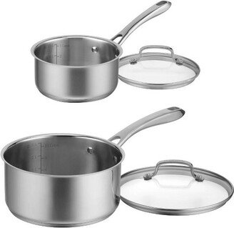 Classic 4pc Stainless Steel Saucepan Set (1.5qt & 3qt) - 83-4