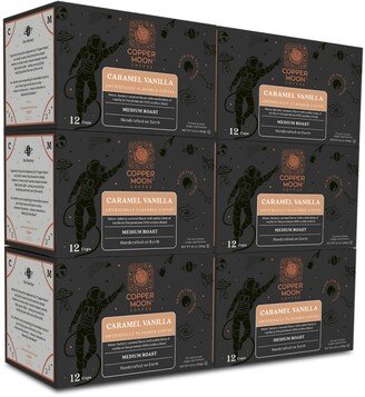 Copper Moon Coffee Caramel Vanilla Single Serve Coffee Pods, 72 Count