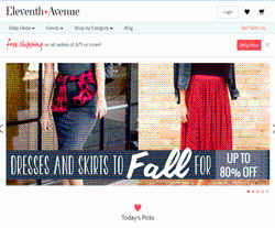 Eleventh Avenue Promo Codes & Coupons