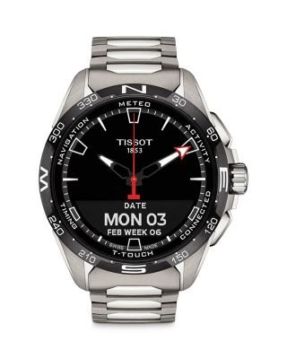 Tissot T-Touch Connect Solar Smart Watch, 47.5mm Jewelry & Accessories