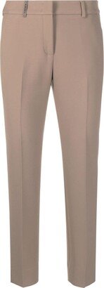 Cropped Slim Trousers