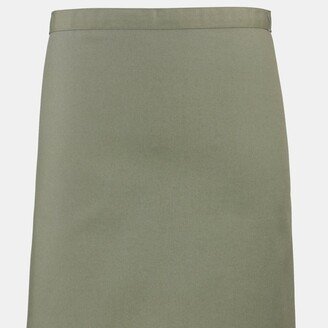 Premier Ladies/Womens Mid-Length Apron (Sage) (One Size)