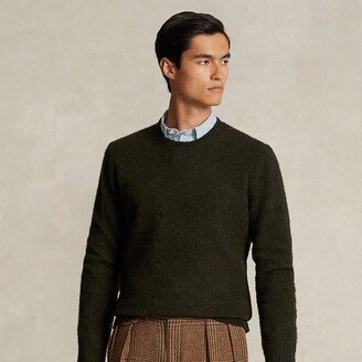 Suede-Patch Wool-Cashmere Sweater-AC