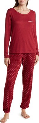 Long Sleeve Crew Top & Joggers Pajama Set