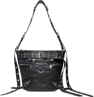 Emo leather bucket bag