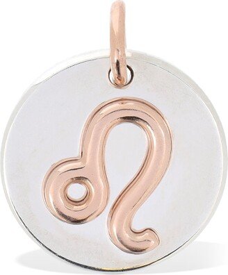 9kt Rose gold & silver Leo charm