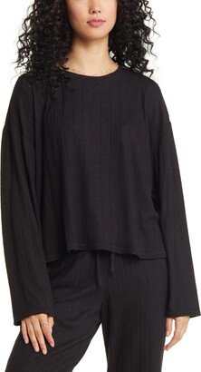 Cozy Rib Oversize Pajama Top