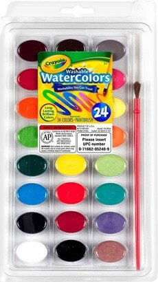 24ct Watercolor Paints with Brush