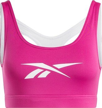 Workout Ready logo-print sports bra-AA