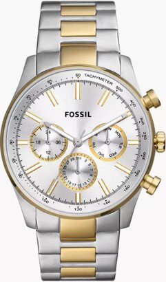 Fossil Outlet Sullivan Multifunction Two-Tone Stainless Steel Watch