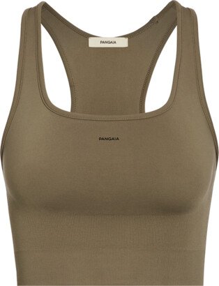 Women's Plant-Stretch Compressive Sports Bra — soil brown XXS