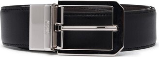 Black Reversible Leather Belt