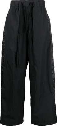 Drawstring Wide-Leg Track Pants