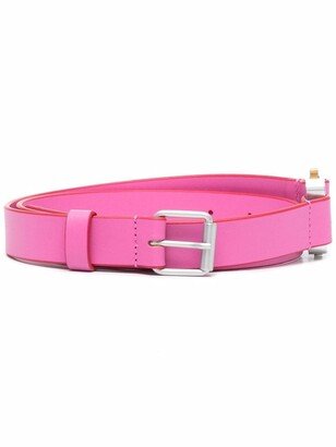 Medium Buckle Leather Belt