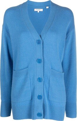 V-neck cashmere cardigan-BD