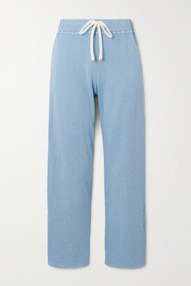 French Cotton-terry Sweatpants - Blue