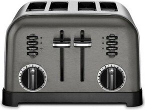 4-Slice Classic Toaster - Black Stainless Steel - CPT-180BKSP1