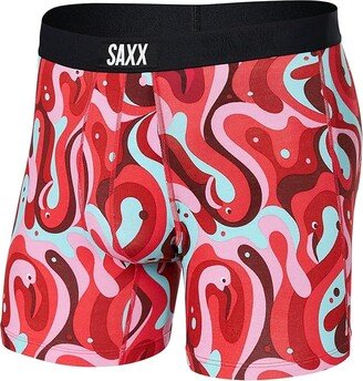 SAXX UNDERWEAR Vibe Super Soft Boxer Brief (Lava Lamp Flamingo/Multi) Men's Underwear