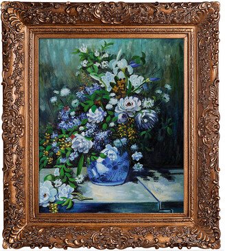 Hand-Painted Museum Masters Grande Vase Di Fiori By Pierre Auguste Renoir