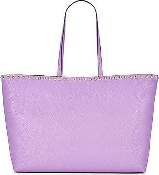 Rockstud Tote in Purple