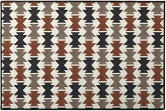 Door Mats: Bohemian Aztec Door Mat, Brown