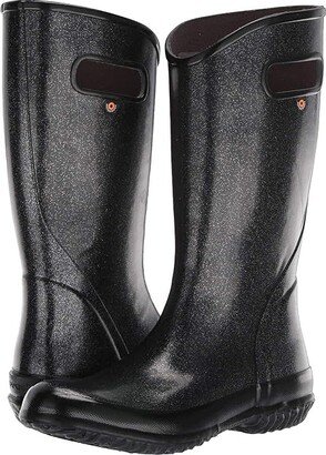 Rain Boot Glitter (Black) Women's Rain Boots