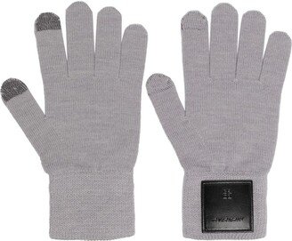 Logo-Patch Woollen Gloves