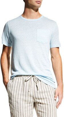 Men's Linen Pocket T-Shirt