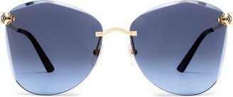 Butterfly Frameless Sunglasses-AA