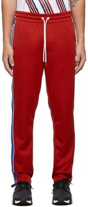 Red Striped Sweatpants