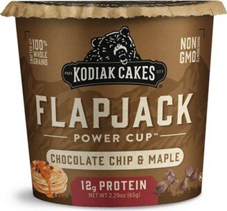 Kodiak Cakes Protein-Packed Single-Serve Flapjack Cup Chocolate Chip & Maple - 2.29oz