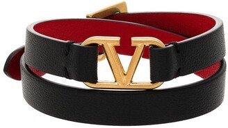 VLogo double-strap bracelet