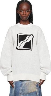 White Crewneck Sweater-AA