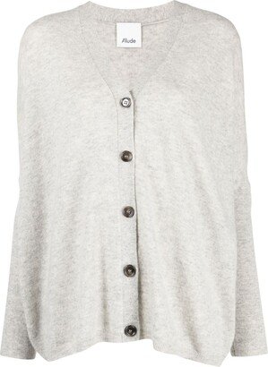 V-neck wool-cashmere cardigan-AA