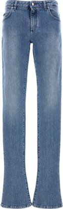 Logo Plaque Bootcut Jeans-AA