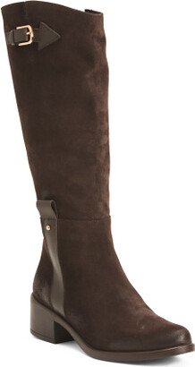 Suede High Shaft Boots for Women-AB