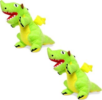 Mighty Dragon Green, 2-Pack Dog Toys