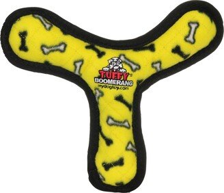 Tuffy Ultimate Boomerang Yellow Bone, Dog Toy