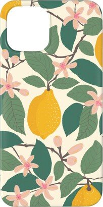 Custom Iphone Cases: Lemon Tree - Yellow Phone Case, Slim Case, Matte, Iphone 11 Pro Max, Yellow