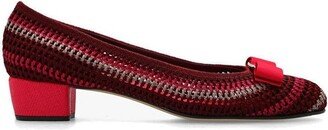 Vara Bow Crochet Pumps