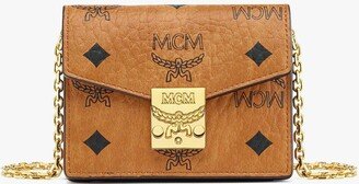 Tracy Chain Card Wallet in Visetos