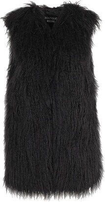 Faux-Fur Straight Hem Gilet