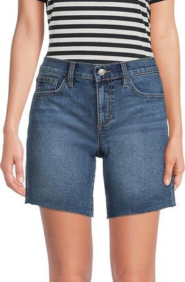 Denim Bermuda Shorts-AJ