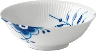 Blue Fluted Mega Cereal Bowl